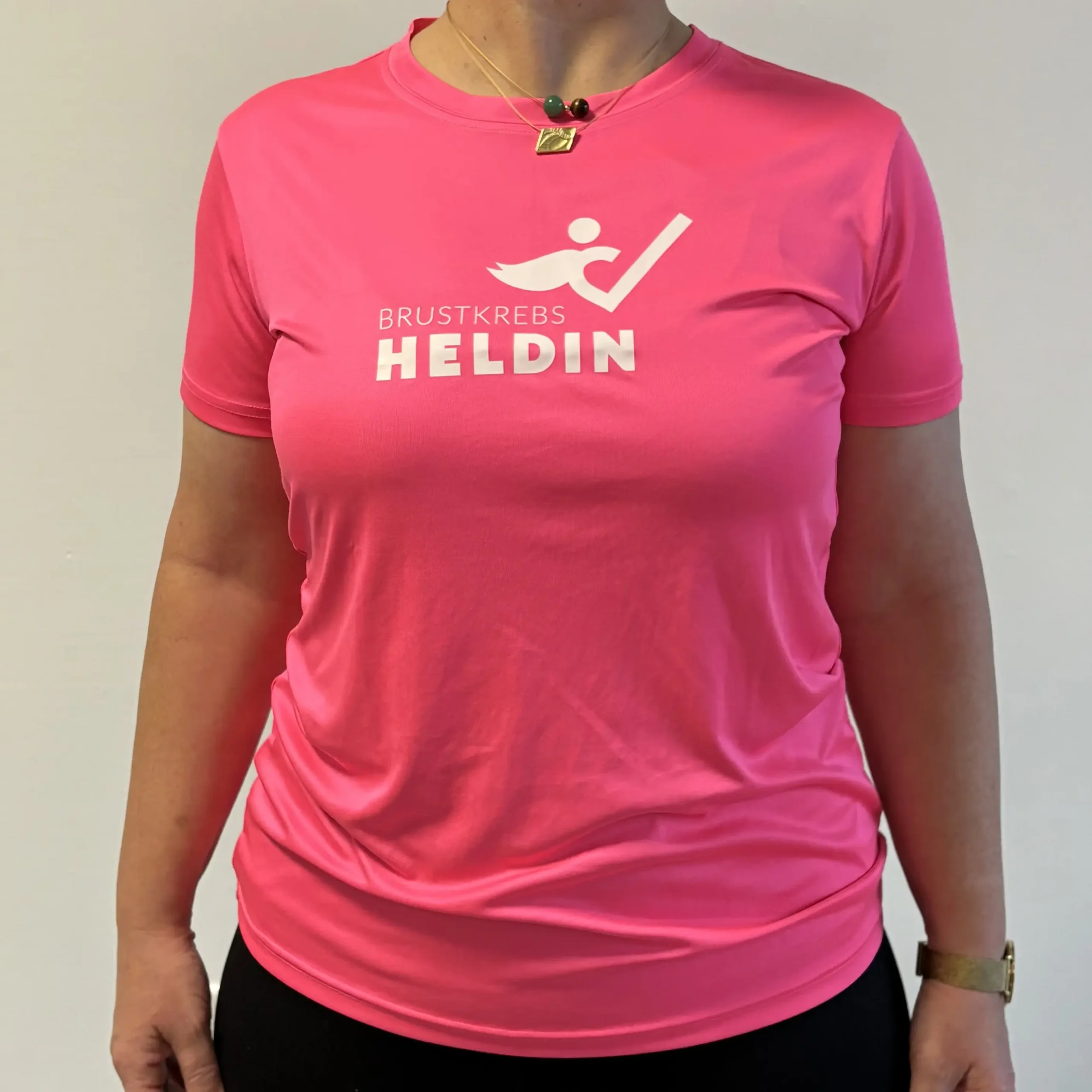 Sportshirt PINK BrustkrebsHeldin – Bild 2